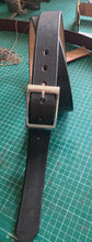 Load image into Gallery viewer, 1.5 inch Black Leather Belt
